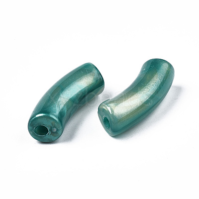 Opaque Acrylic Beads MACR-N009-019G-1