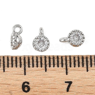 SHEGRACE Brass Pave Cubic Zirconia Charms XGRQ5K551-832P-A-1