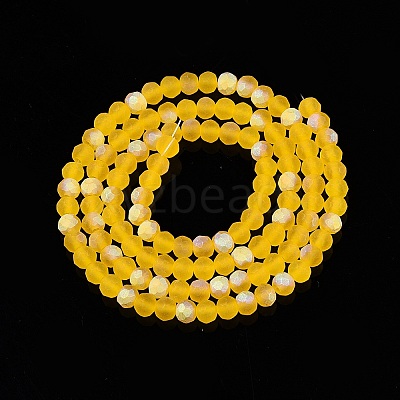 Transparent Glass Beads Strands LS-EGLA-A044-T4mm-MB05-1