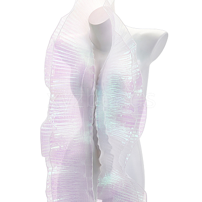 Gradient Color Organza Pleated Lace Ribbon DIY-GA0005-88B-1