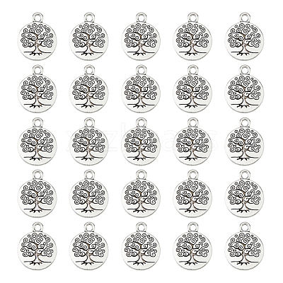 Tibetan Style Alloy Pendants FIND-DC0006-12B-1