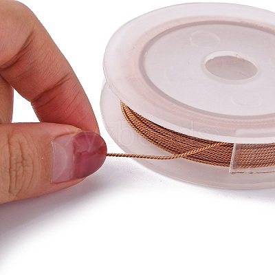 3 Strands Copper Craft Wire CWIR-WH0005-0.8mm-R-1