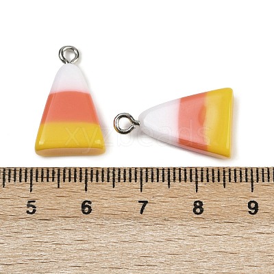 Opaque Resin Pendants RESI-C062-01-1