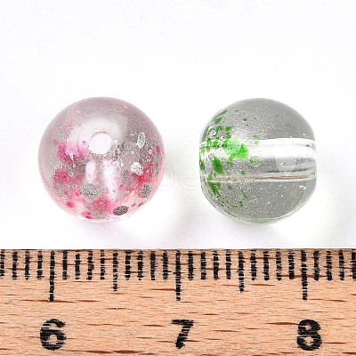 Baking Paint Transparent Glass Beads X1-DGLA-R053-10mm-M-1