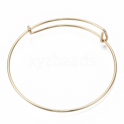 Adjustable Iron Expandable Bangle Making BJEW-R038-KC-1