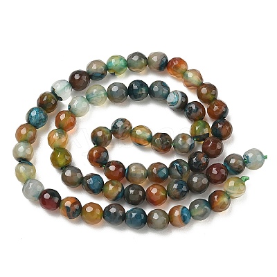 Natural Agate Beads Strands G-C082-A01-64-1