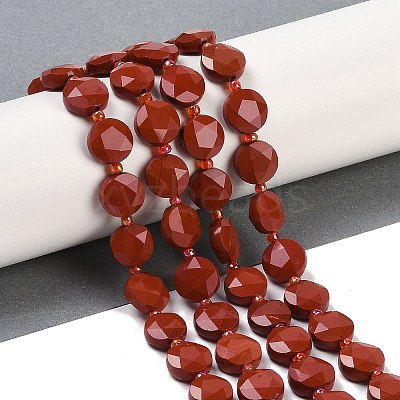 Natural Red Jasper Beads Strands G-C116-A66-01-1