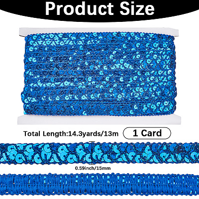 Plastic & Polyester Paillette Beads OCOR-WH20016-04A-1