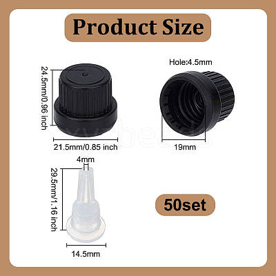 PP Plastic Screw Caps AJEW-WH0248-774A-1