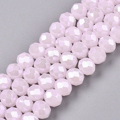 Electroplate Glass Beads Strands LS-EGLA-A044-J6mm-A02-1