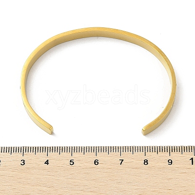 304 Stainless Steel Cuff Bangles BJEW-P348-02D-G-1