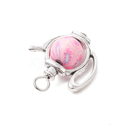 Handmade Polymer Clay Pendants PALLOY-JF04074-1