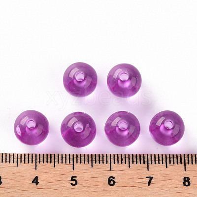 Transparent Acrylic Beads MACR-S370-A10mm-740-1