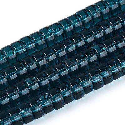 Transparent Glass Beads Strands GLAA-N026-3x6mm-T04-1
