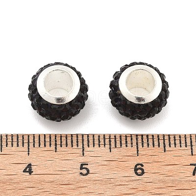 Rondelle Polymer Clay European Beads FIND-U001-01R-1