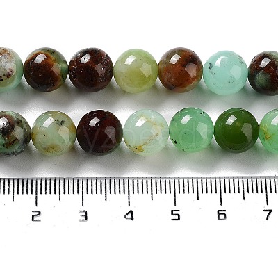 Natural Chrysoprase Beads Strands G-G057-A01-01-1