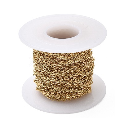 Brass Cable Chains CHC-L037-04G-1