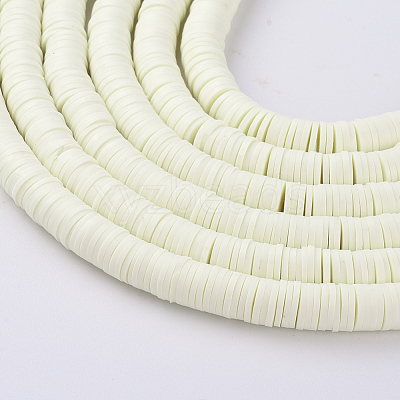 Handmade Polymer Clay Beads X-CLAY-R067-6.0mm-21-1