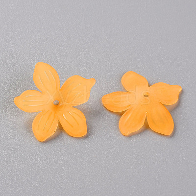 Frosted Acrylic Bead Caps MACR-S371-05A-719-1
