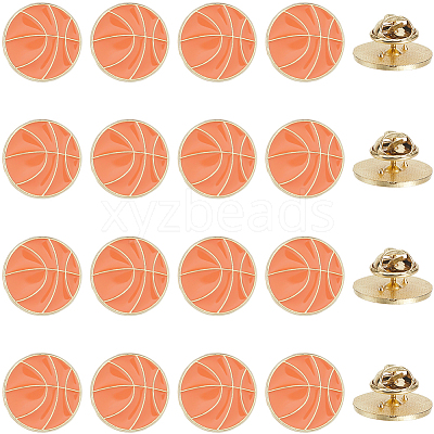 20Pcs Sport Enamel Pins JEWB-SC0001-62C-1