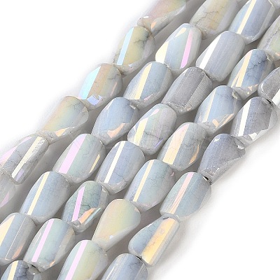 Ombre Effect Dyed Glass Beads Strands GLAA-I059-01H-1