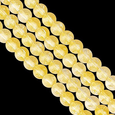 2 Strands Synthetic Citrine Beads Strands G-GO0001-26A-1
