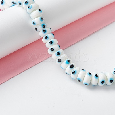 Handmade Evil Eye Lampwork Beads LAMP-F021-01H-1