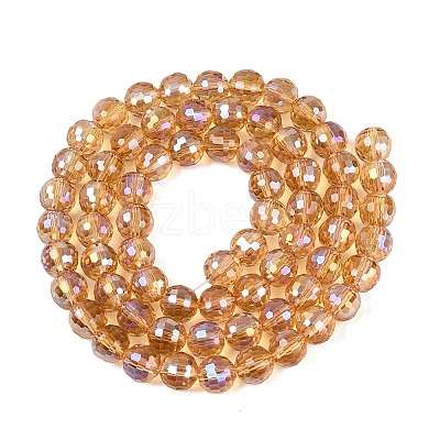 Transparent Glass Beads Strands GLAA-Q107-02A-07-1