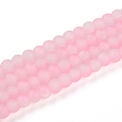 Crackle Glass Beads Strands GLAA-N009-4mm-02-1