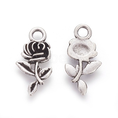 Tibetan Style Alloy Pendants PALLOY-WH0054-01AS-1
