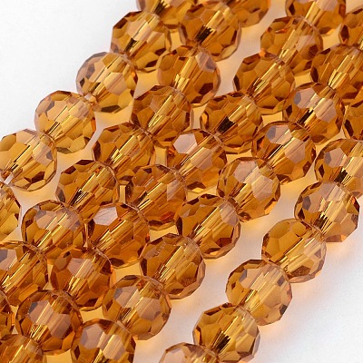 Transparent Glass Bead Strands X-GLAA-G013-8mm-65-1