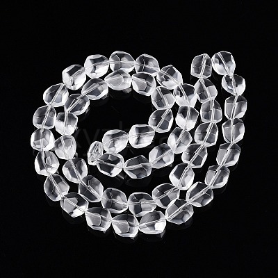 Frosted Glass Beads Strands GLAA-T023-30C-1