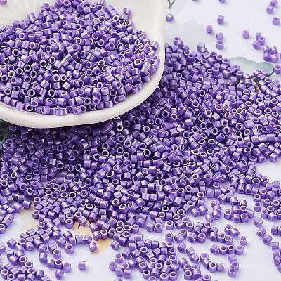 Baking Paint Glass Seed Beads SEED-S042-15B-32-1
