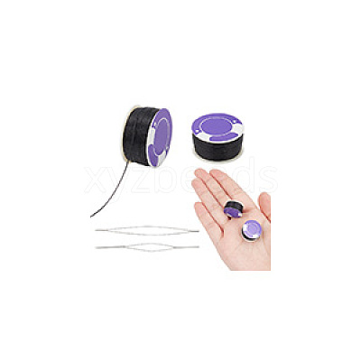 2 Rolls Special Coated Polyester Beading Threads OCOR-NB0002-06B-1