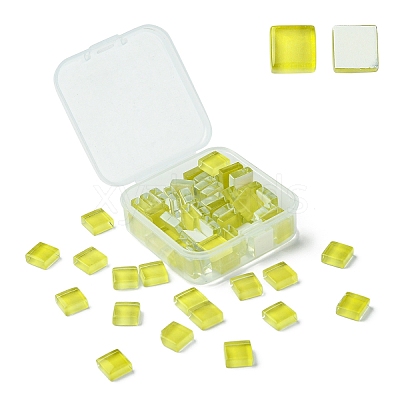 60Pcs Transparent Glass Cabochons GLAA-YW0003-65-02-1