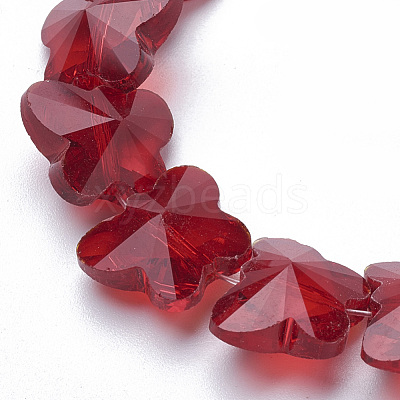 Transparent Glass Beads GLAA-Q066-14mm-B14-1