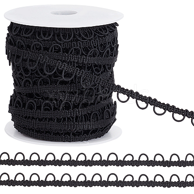 22.5 Yards Nylon Elastic Ribbons with Loops OCOR-BC0006-78-1