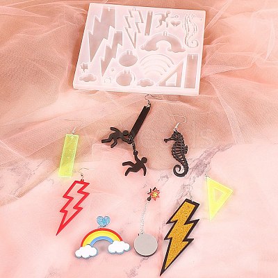 DIY Pendant Food-grade Silicone Molds LS-SIMO-D002-01B-1