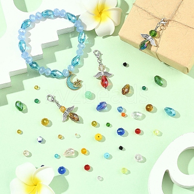 18 Strands 18 Styles Glass Beads Strands GLAA-YW0005-53B-1