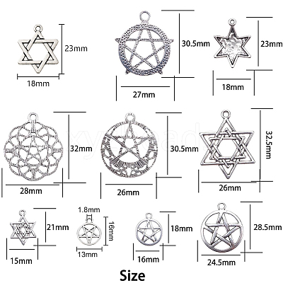 Tibetan Style Alloy Pendants TIBEP-SC0001-28AS-1
