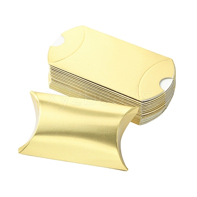 20Pcs Laser Cardboard Paper Pillow Candy Packing Boxes CON-YW0001-94G-1