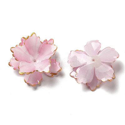 Golden Edge Flower Bead Cap SACR-C002-33-1
