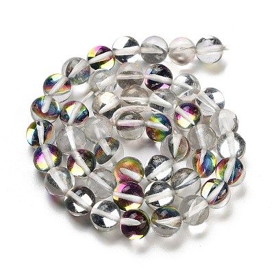 Transparent Glass Beads GLAA-B022-8mm-03-1