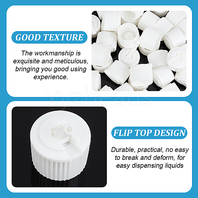 Plastic Bottle Caps FIND-WH0152-708B-02-1