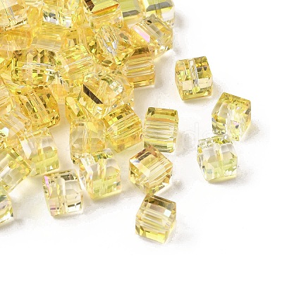 Electroplated Glass Beads EGLA-G040-01A-HP03-1