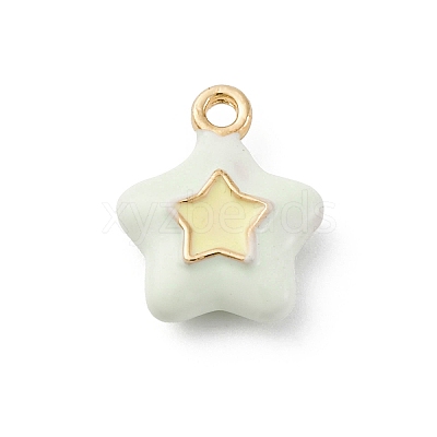 Alloy Enamel Charms ENAM-E362-08E-1