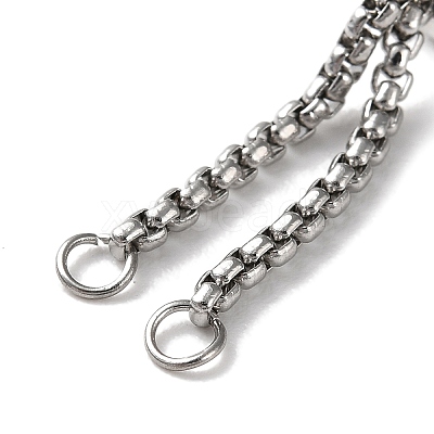 Non-Tarnish 304 Stainless Steel Adjustable Finger Ring Findings STAS-P328-06A-P-1
