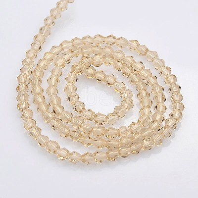 Bicone Glass Beads Strands EGLA-P016-3mm-12-1