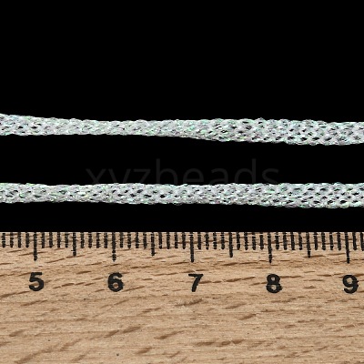 3.5MM Polyester Metallic Cord Braided Cord Necklace Making FB-CBAA152-01P-10-1