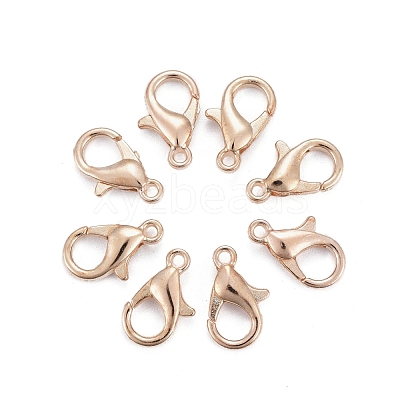 Zinc Alloy Lobster Claw Clasps E102-KCG-1